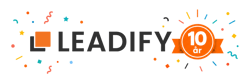 Leadify 10 års logo