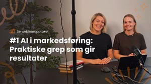 AI i markedsføring: Praktiske grep som gir resultater | Webinar med Leadify