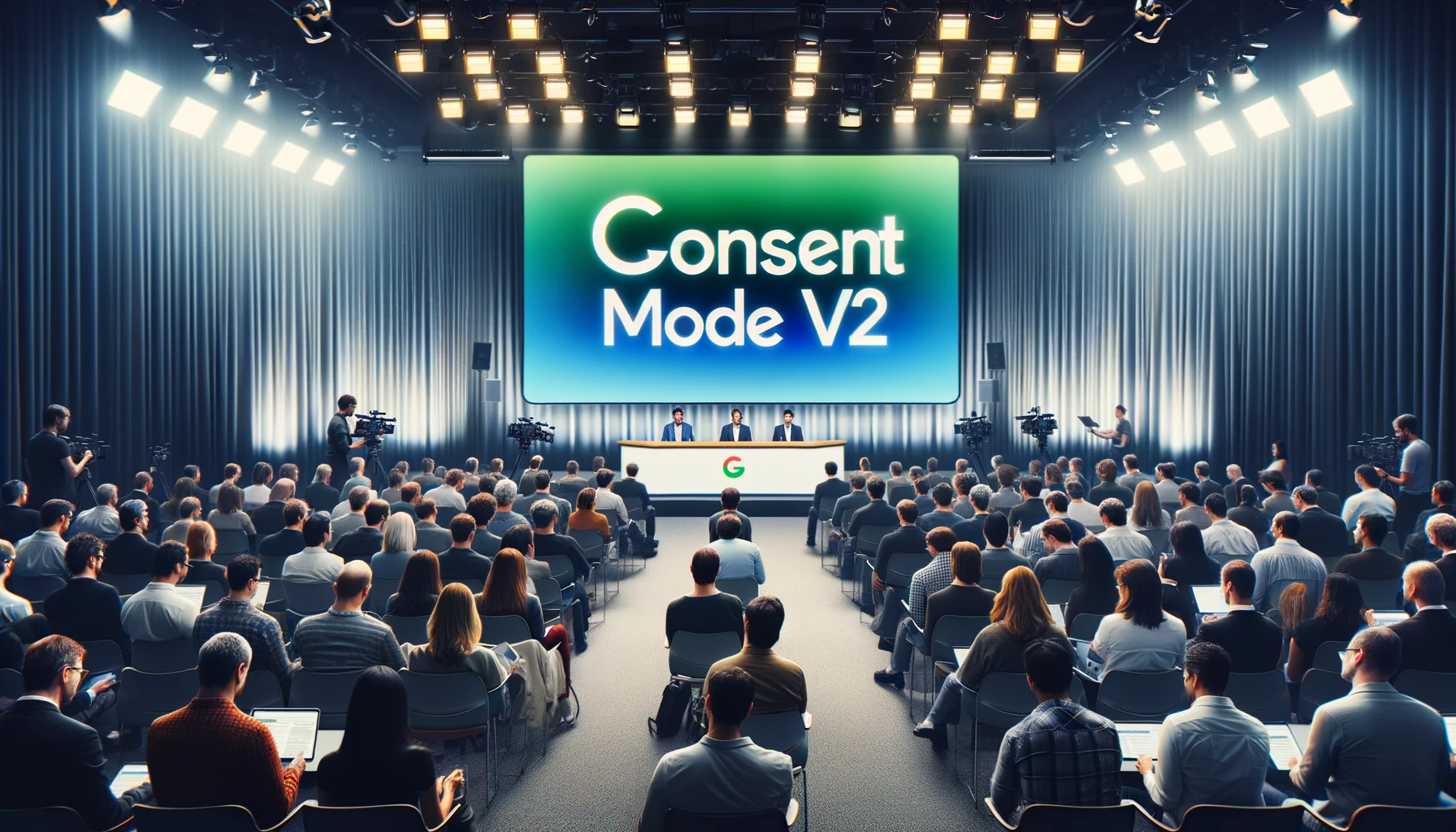 Ai representasjon av google consent mode v2 lansering