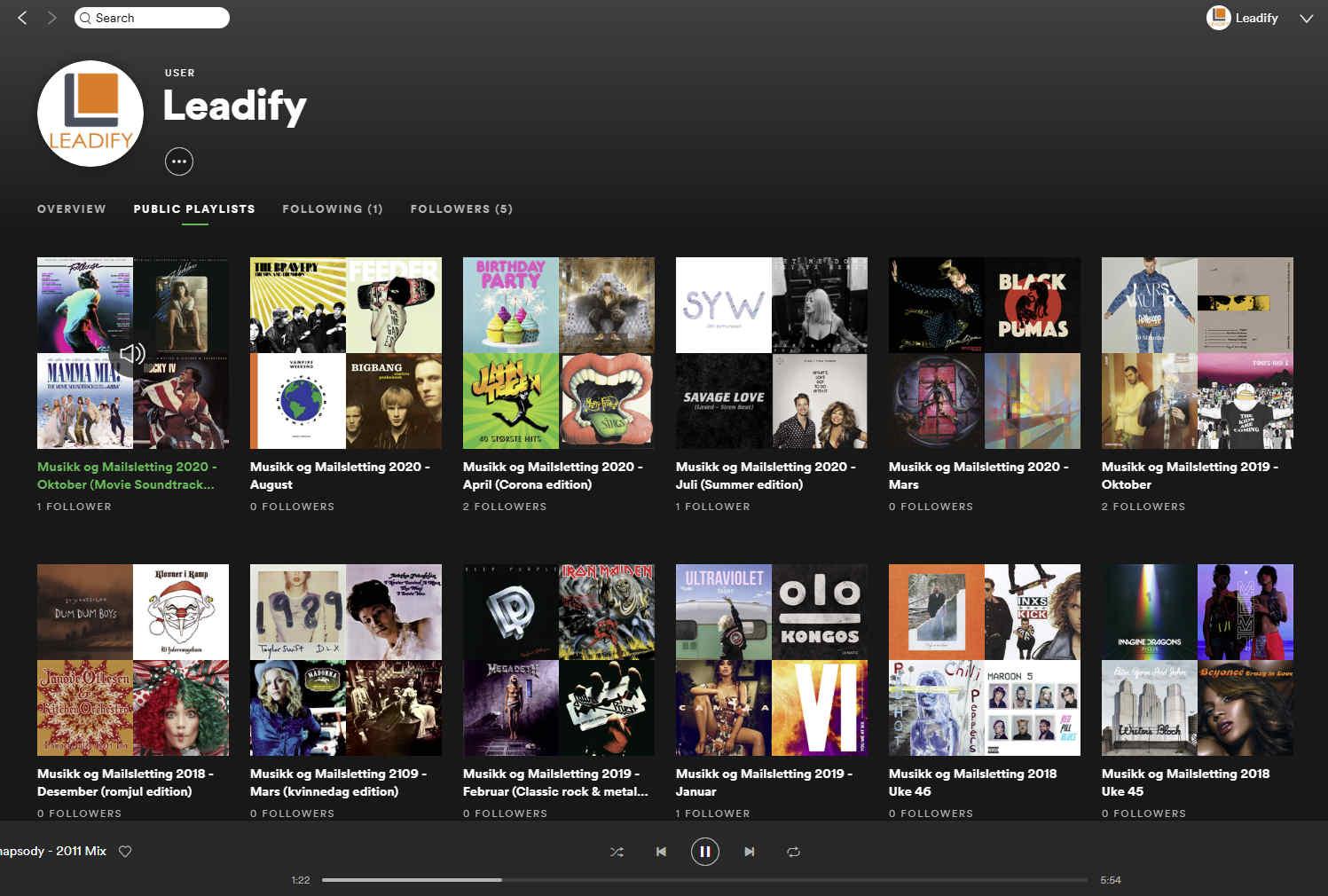 Leadify on Spotify